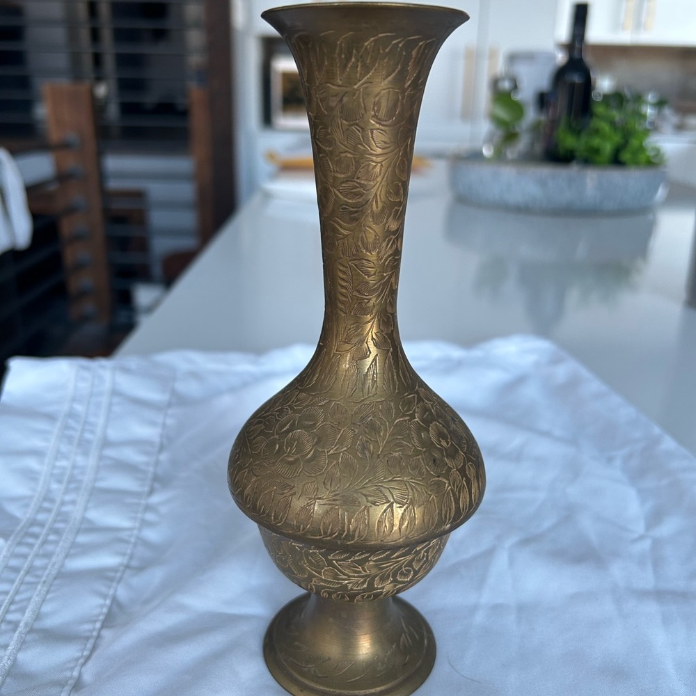 Elegant Brass Vase